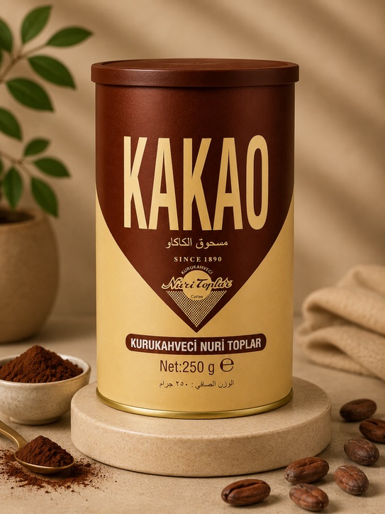 Натуральный какао-порошок Nuri Toplar 250 г